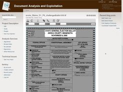 Document Image Annotation Interface