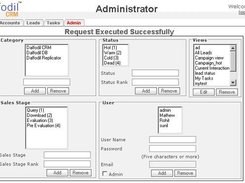 Daffodil CRM ADMIN Page