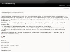 Checking for Dahdi devices