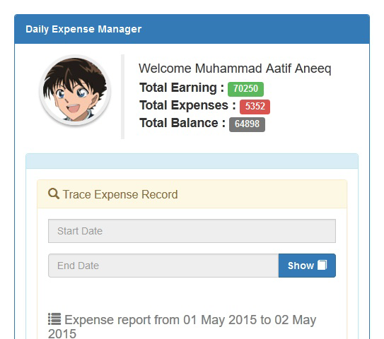 daily expense manager download sourceforge net