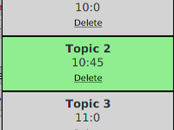Daily Schedule Screenshot 1