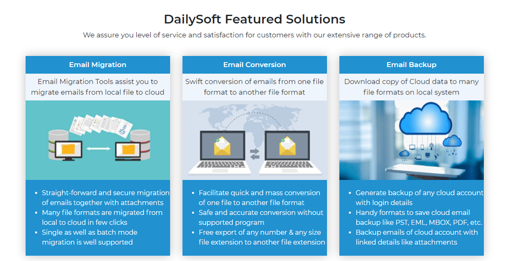 DailySoft EML to PDF Converter Screenshot 1