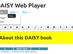 Daisy Web Player 13.06 in Chrome,  rewamped!