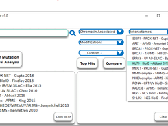 Damage-Net search for Ligase 3 (LIG3) and selecting datasets for comparison