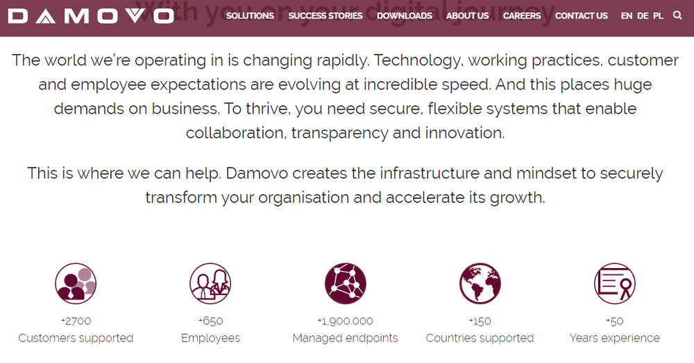 Damovo UCC Screenshot 1