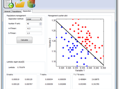 Separations tab in dAnalytics