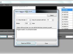 Saving an mpeg video with music