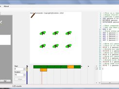 Simulation view in Dance Commander