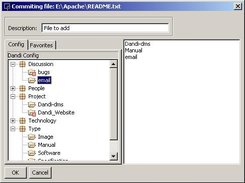 Example of commiting a file to the repository