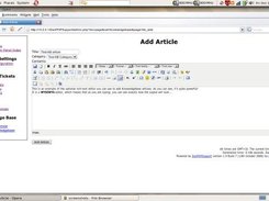Administration Panel - Knowledgebase - Add article (1.0)
