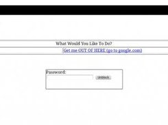 The block page