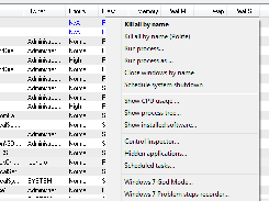 Main menu