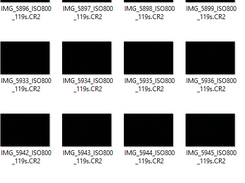Darks sorted by default pattern