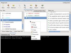 Alpha GUI - Top Patch Files Menu