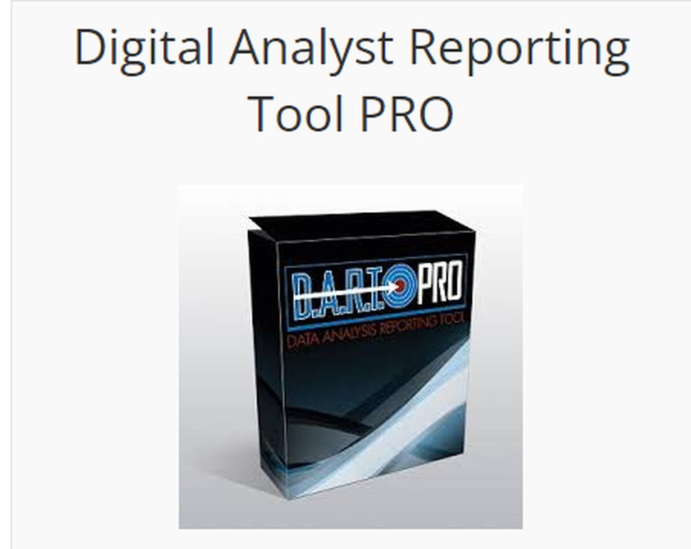 Digital Analyst Reporting Tool PRO (D.A.R.T.) Screenshot 1