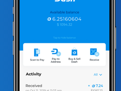 Dash Core staging tree Screenshot 1