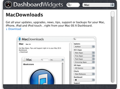 DashboardWidgets, Mac OS X Dashboard Widgets