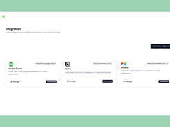 Dashbreeze enables seamless integration with popular tools like Google Sheets, Notion, and Airtable, allowing users to connect their favorite data sources effortlessly. With these integrations, users can pull in data directly from spreadsheets and databases to create dynamic, data-driven dashboards. Each connected platform can be managed individually, providing flexibility in customizing and updating dashboards as data changes. Dashbreeze's integration options are designed to supercharge workflows, making it easier to centralize and visualize data from multiple sources.