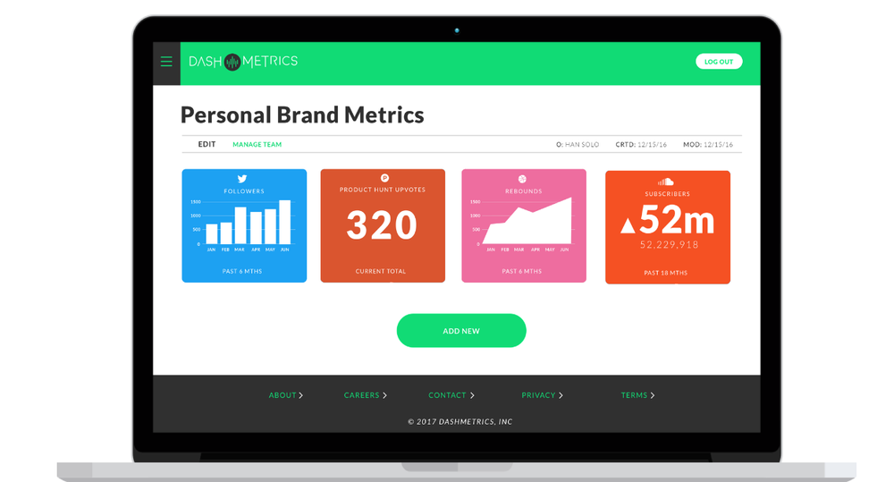 DashMetrics Screenshot 1