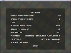options menu