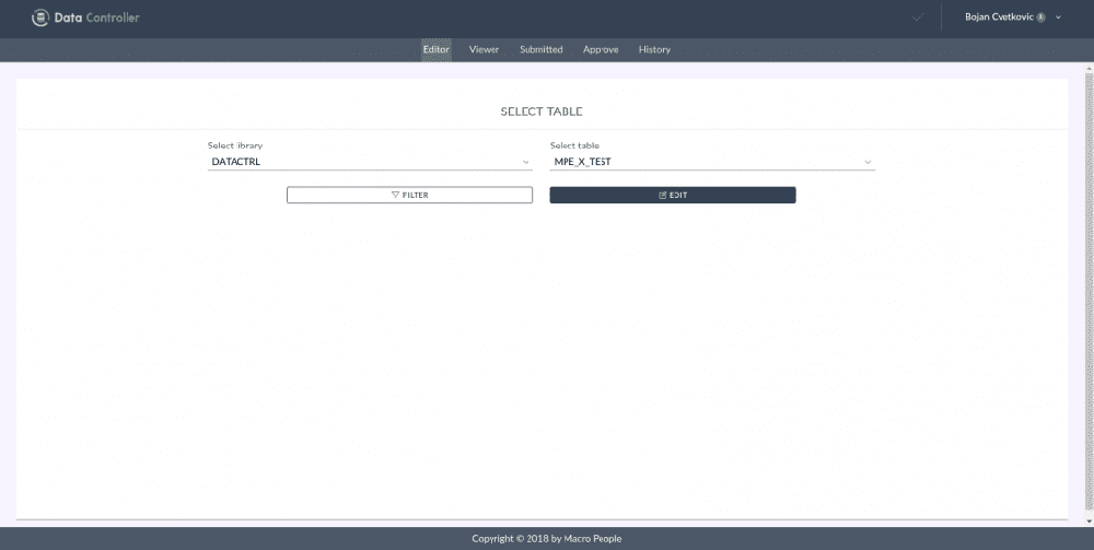 Data Controller Screenshot 1