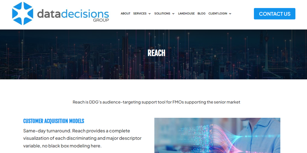 Data Decisions Reach Screenshot 1