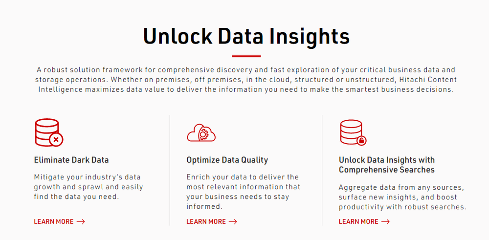 Hitachi Content Intelligence Screenshot 1