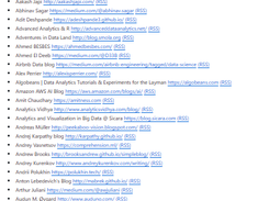 Data science blogs Screenshot 1