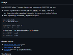 data.table Screenshot 1