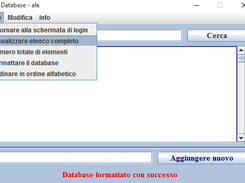 Database Java Screenshot 2