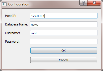 Configuration Dialog