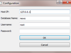 Configuration dialog