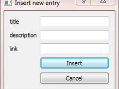 Modification dialog