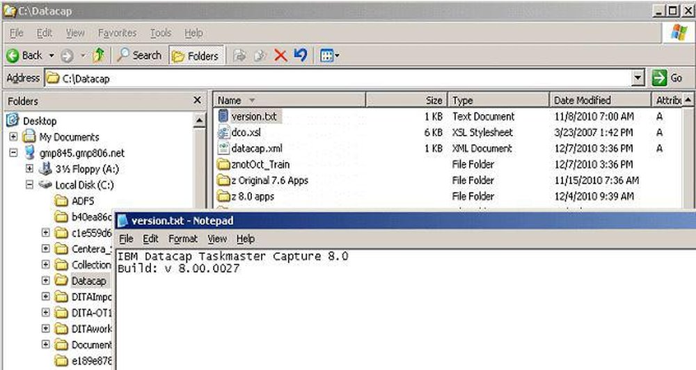 IBM Datacap Screenshot 1