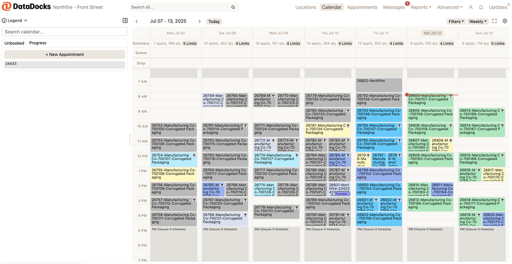 DataDocks Calendar