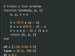 DataDrivenDiffEq.jl Screenshot 1