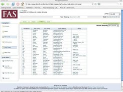 List view: Listing records in table