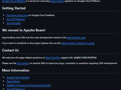 Dataflow Java SDK Screenshot 1
