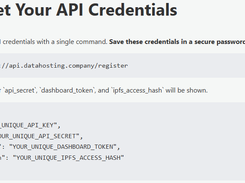 Datahosting ipfs kubo-cluster Screenshot 5