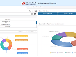 Datamatics BI Tool Dashboard Screenshot