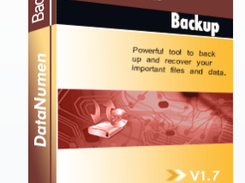 DataNumen Backup Screenshot 1