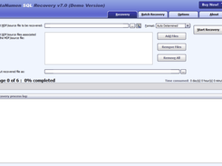 DataNumen SQL Recovery Screenshot 1