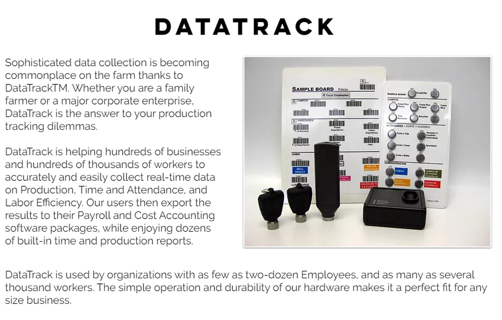 DataTrack Screenshot 1