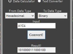 Conversion between common number systems.