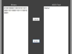 Conversion between Binary and ASCII Text