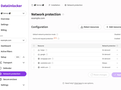 Protect your network requests from ad blockers using DataUnlocker's encrypted proxy for your analytics