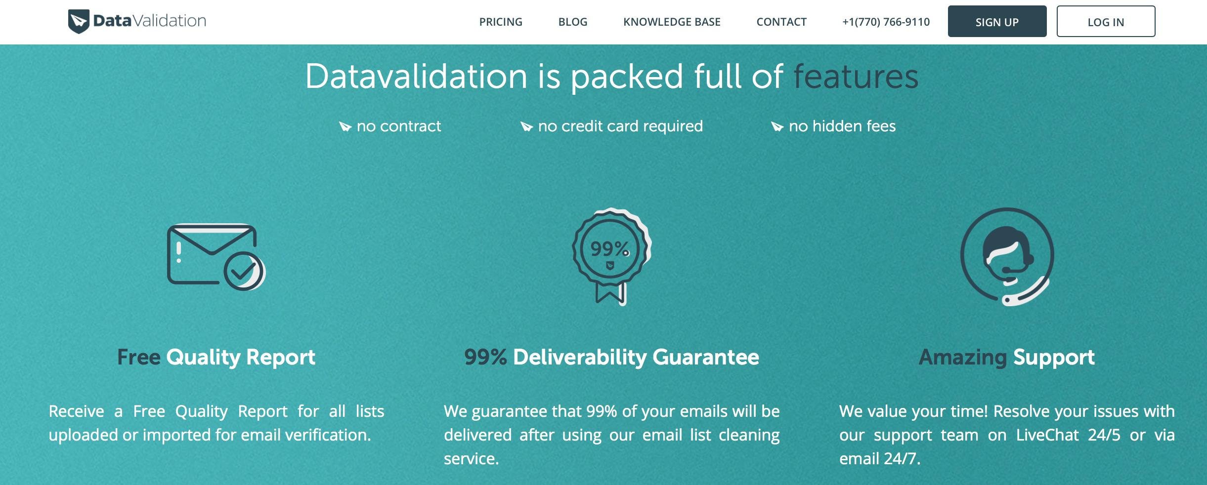 Our email verification features