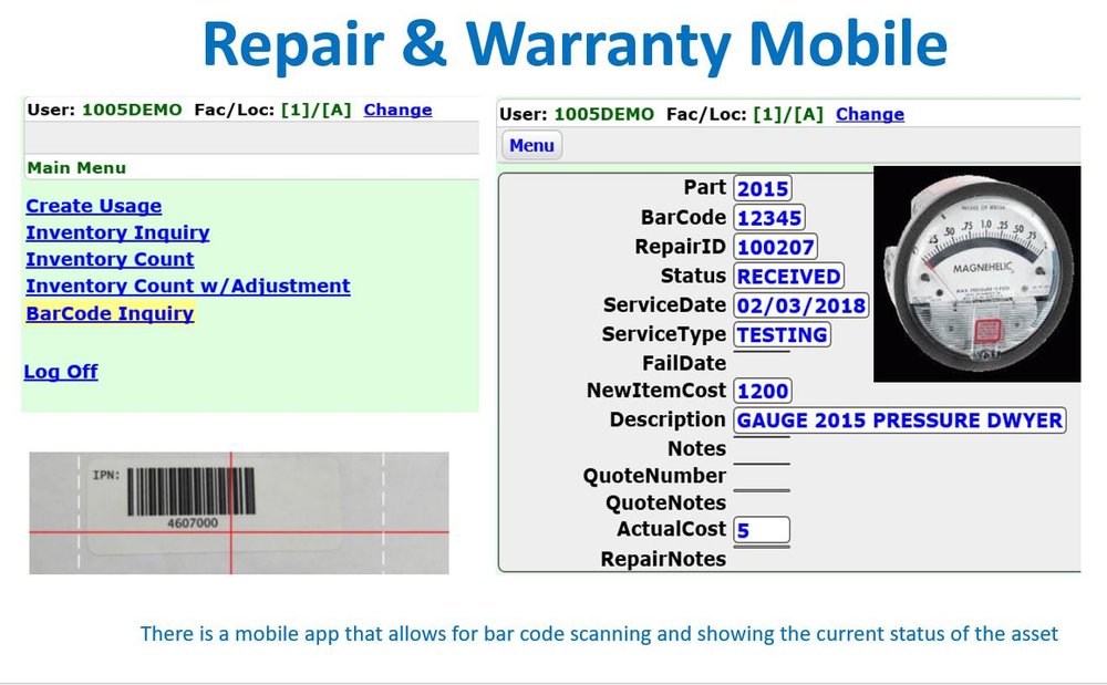 Dataware Vendor Managed Inventory Screenshot 1
