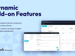 Dynamic Add-on Features - Set customized inventory and price rules for various stores. - Track key metrics and gain insights with the data dashboard.