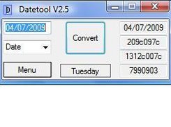 Convert from External date format
